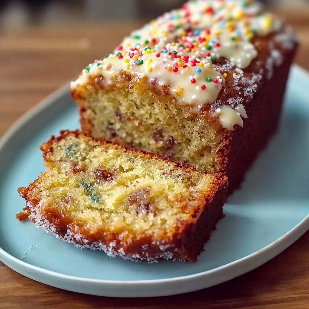 Recipe preparation for Brown Butter Sugar Cookie Banana Bread