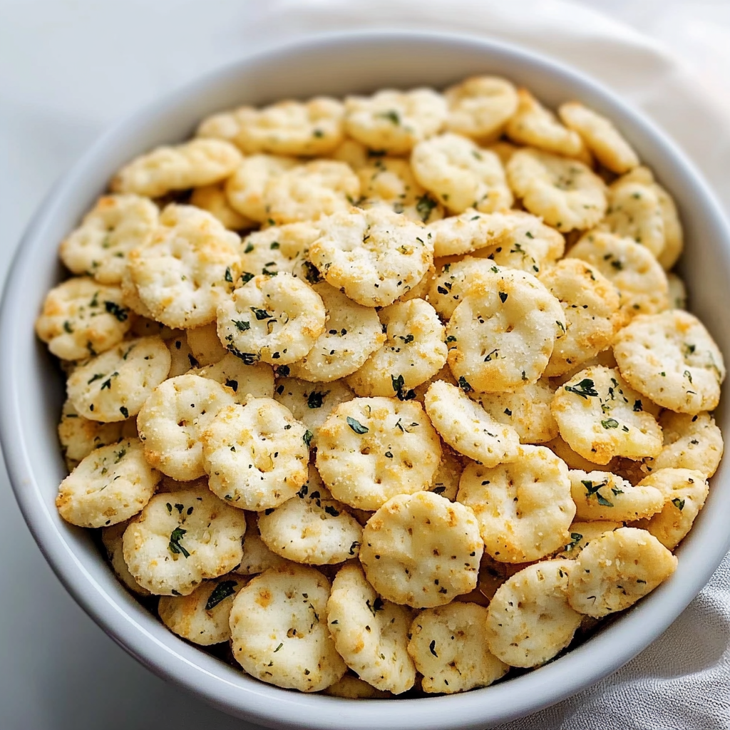 Recipe preparation for Ranch Oyster Crackers