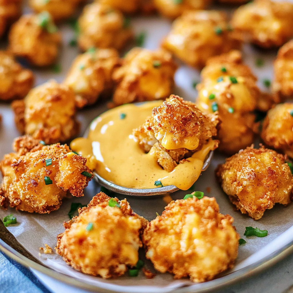 Recipe preparation for Baked Popcorn Chicken