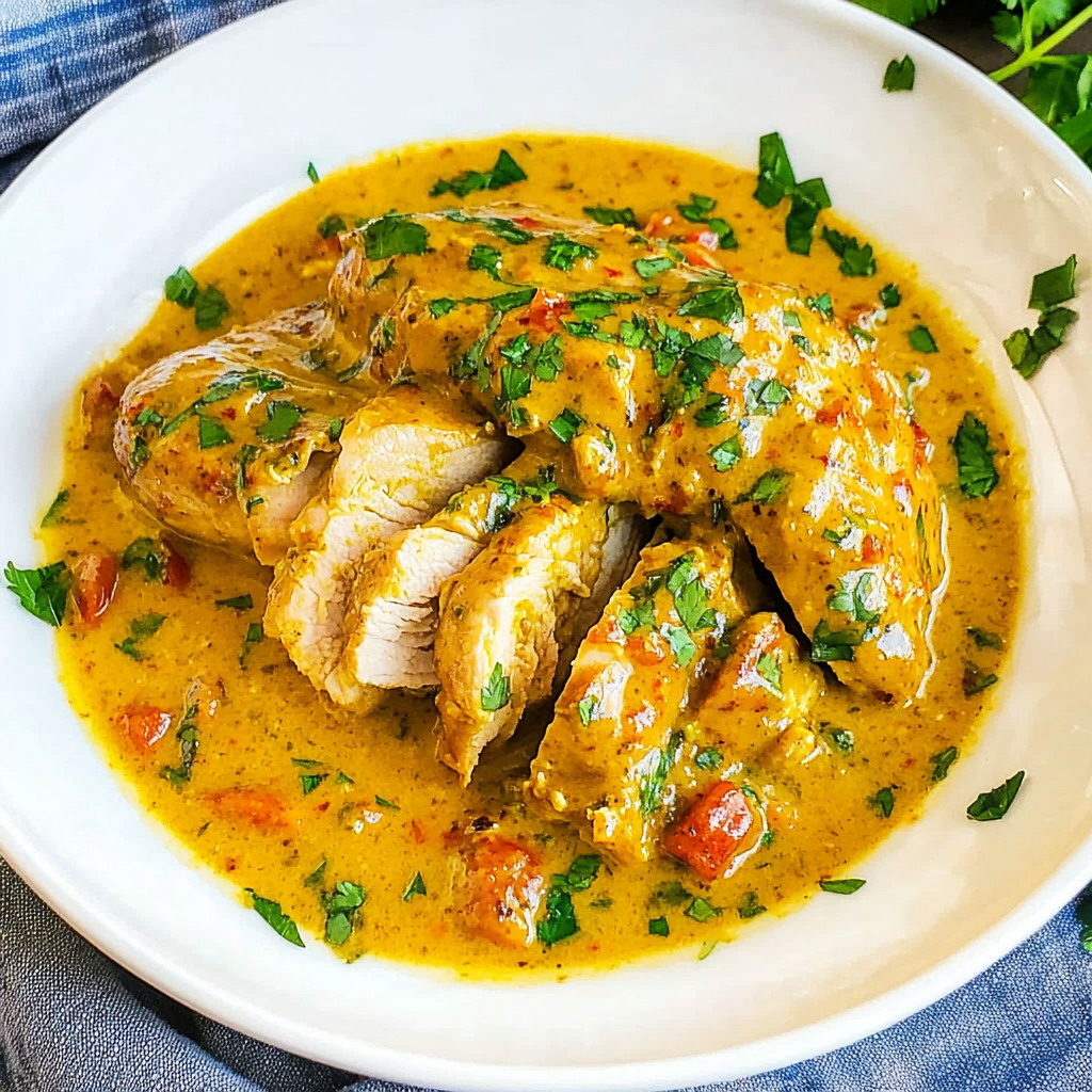 Recipe preparation for Spicy Brazilian Coconut Chicken