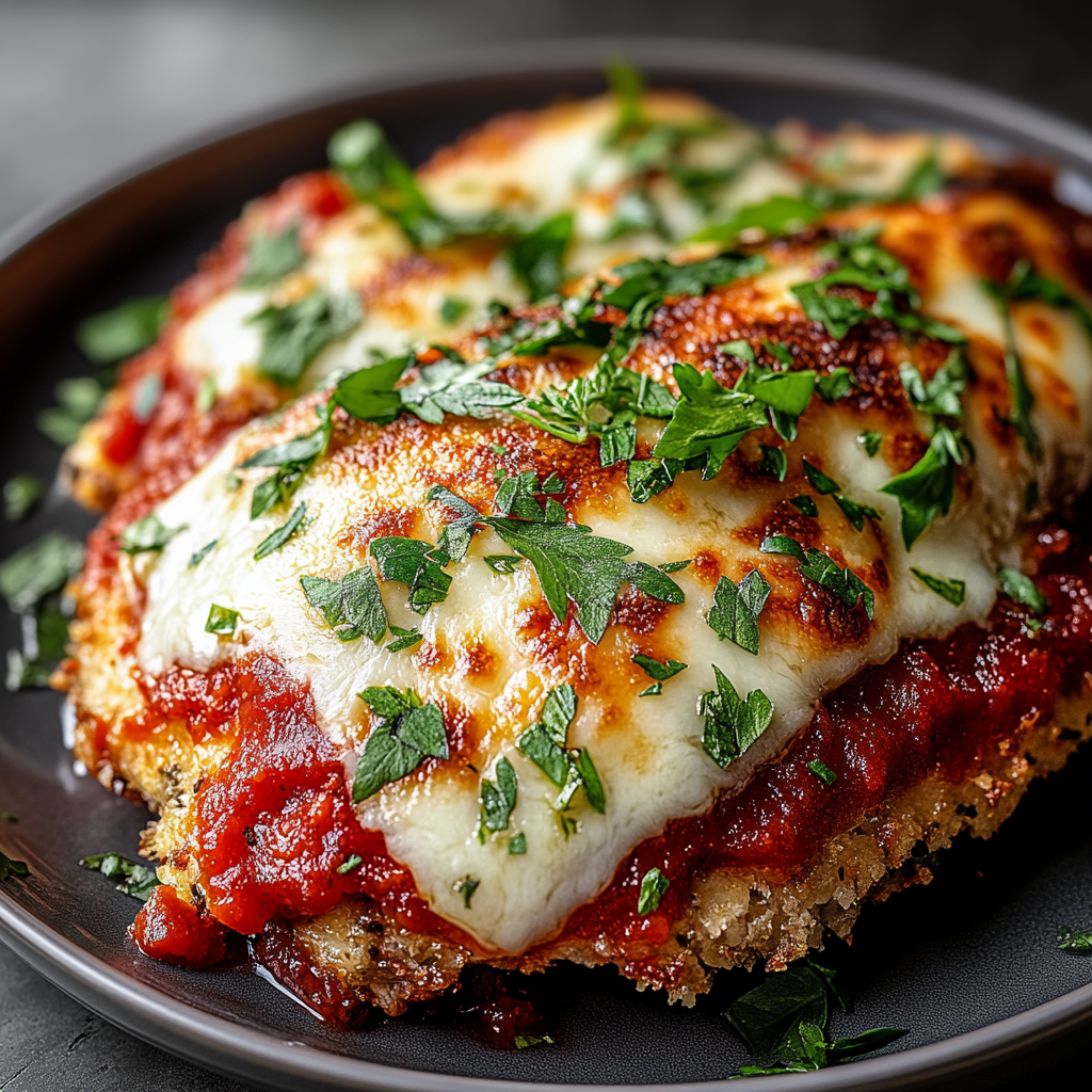 Recipe preparation for Chicken Parmesan