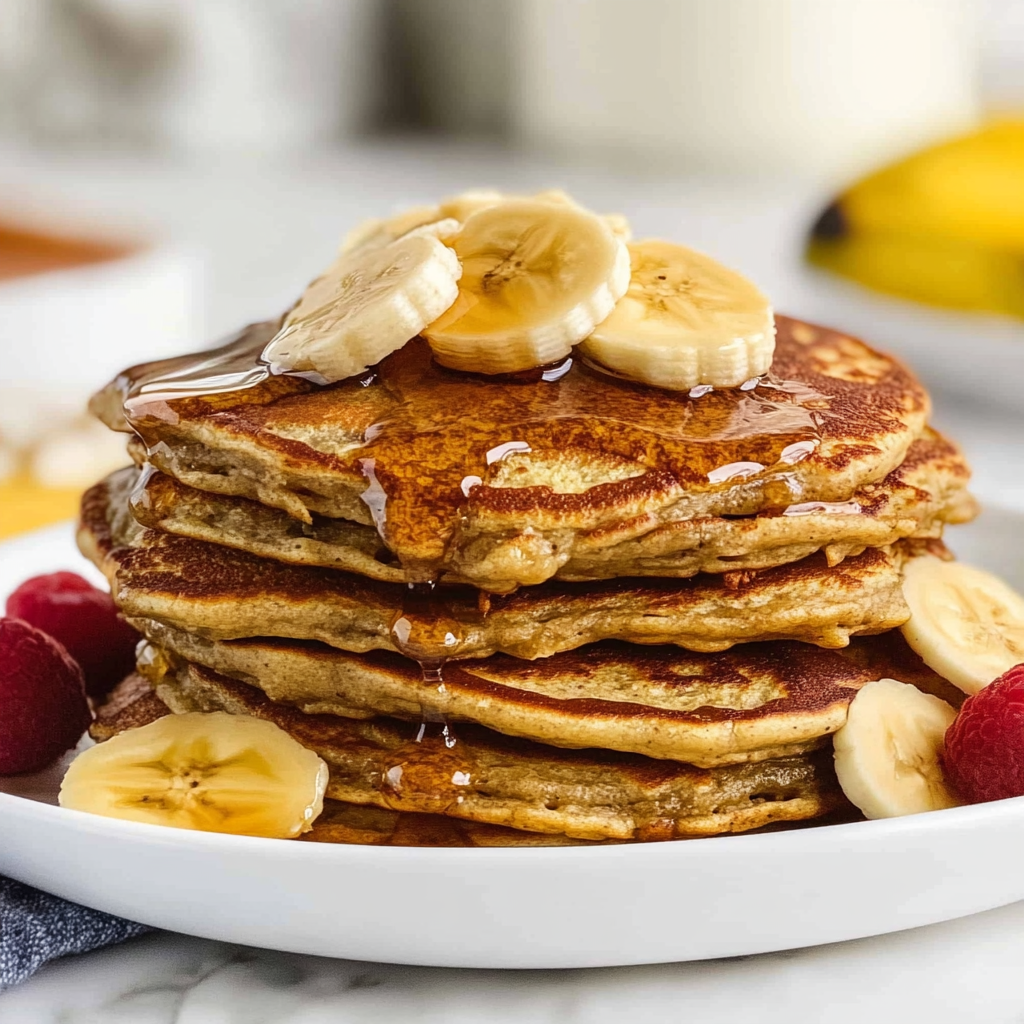 Recipe preparation for 3-Ingredient Banana Pancakes