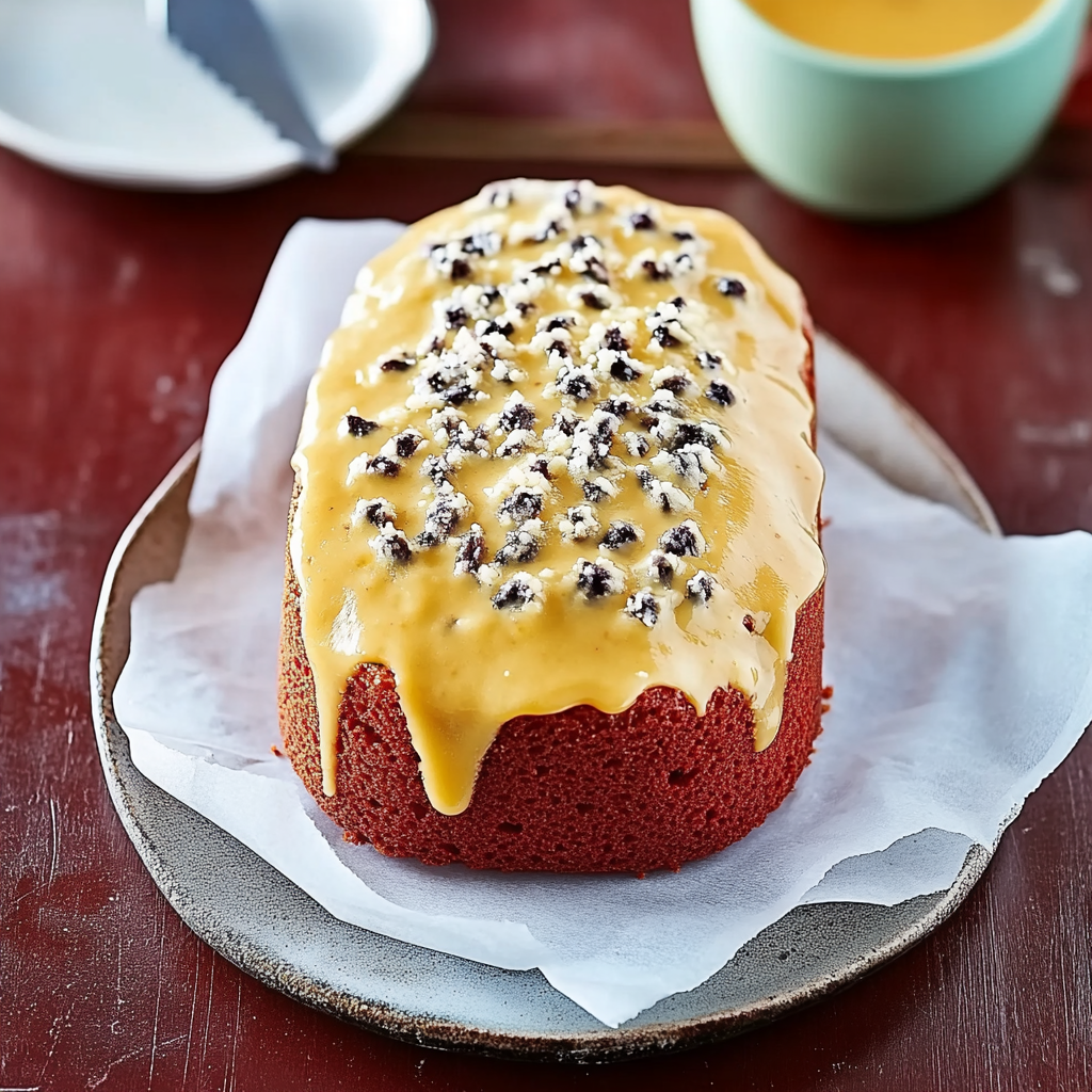 Recipe preparation for Butter Cake with Passionfruit Butter