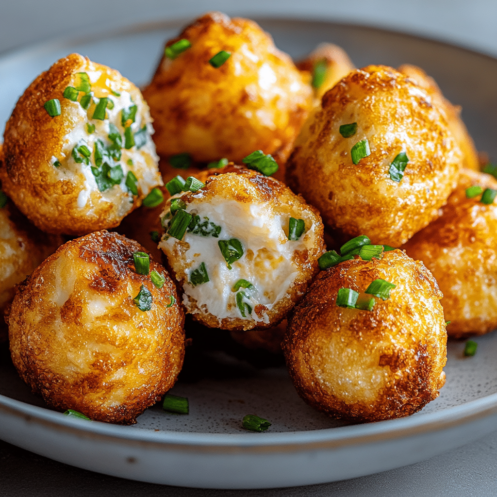 Recipe preparation for Cream Cheese Poppers