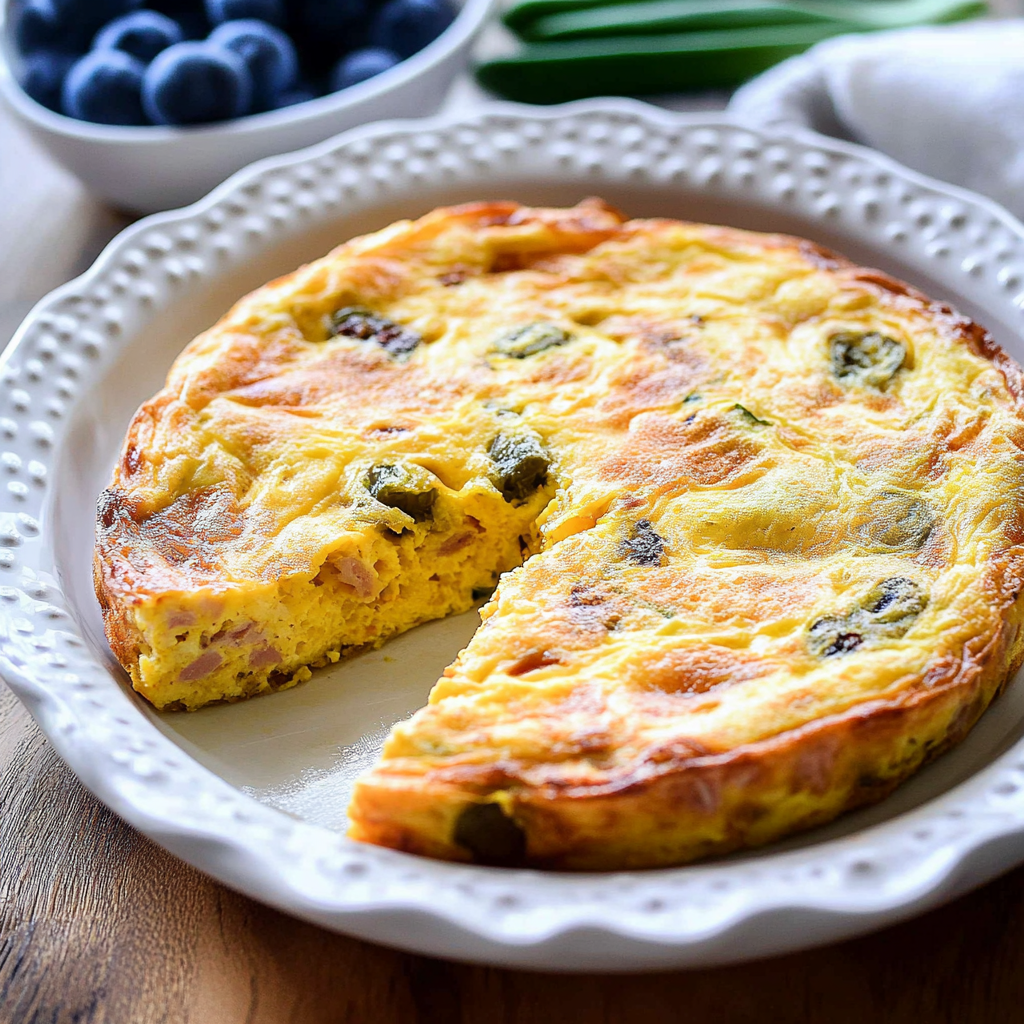 Recipe preparation for Denver Frittata
