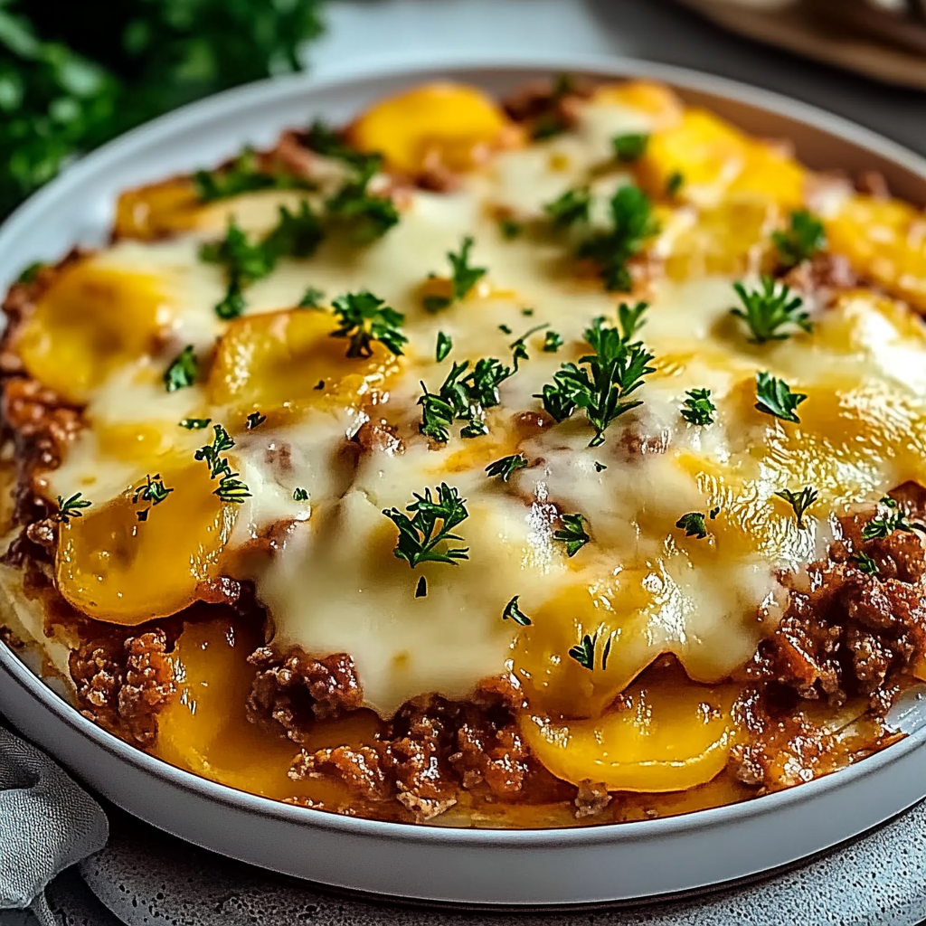 Recipe preparation for Hobo Casserole