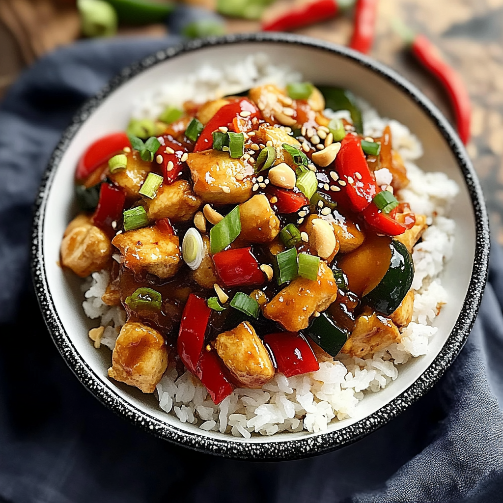 Recipe preparation for Crockpot Kung Pao Chicken