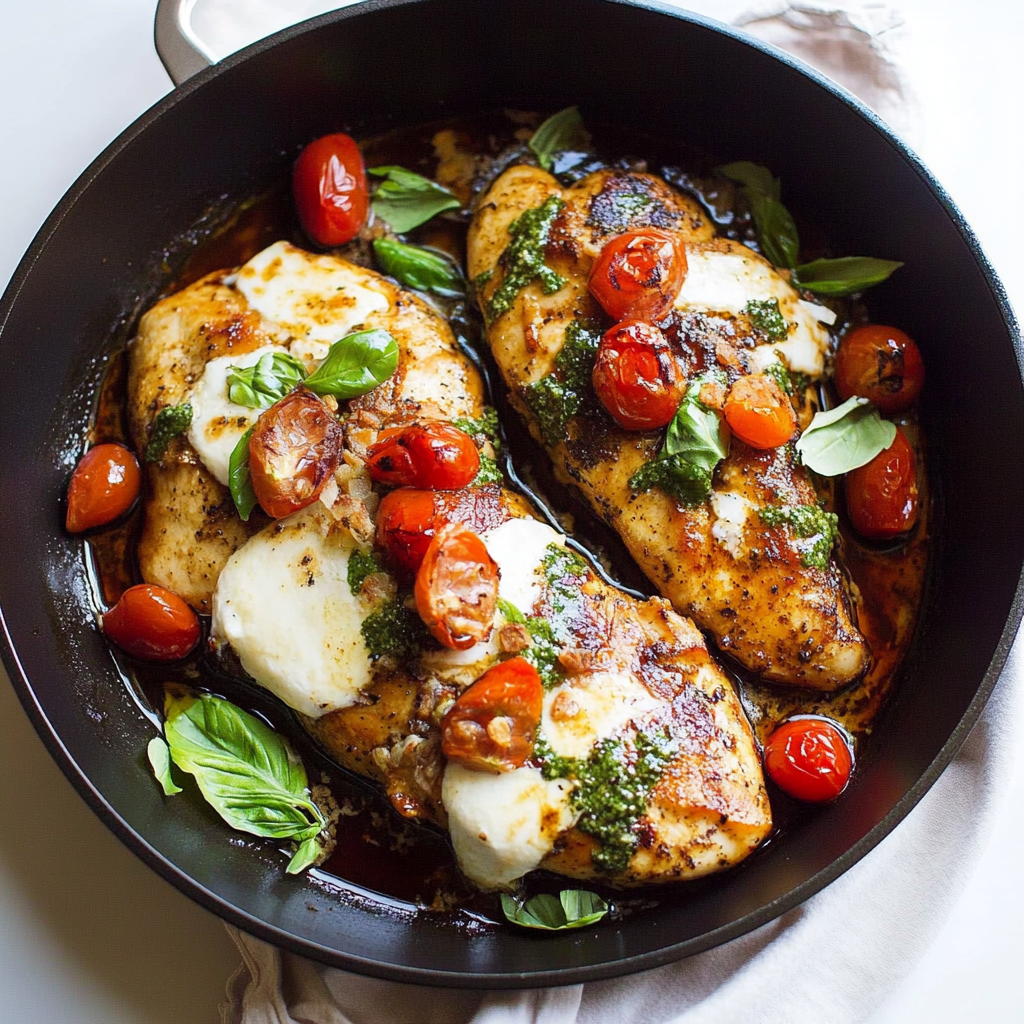Recipe preparation for One Pan Balsamic Chicken