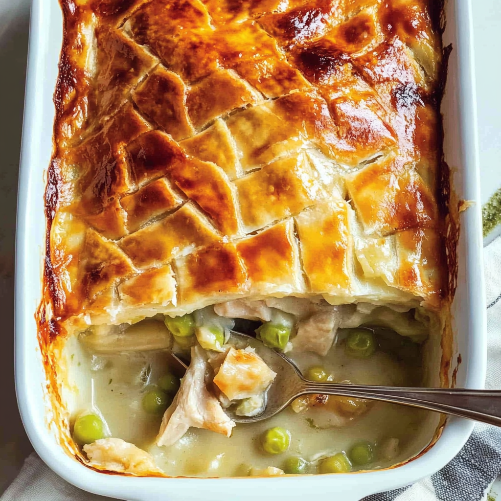 Recipe preparation for Chicken And Leek Pie