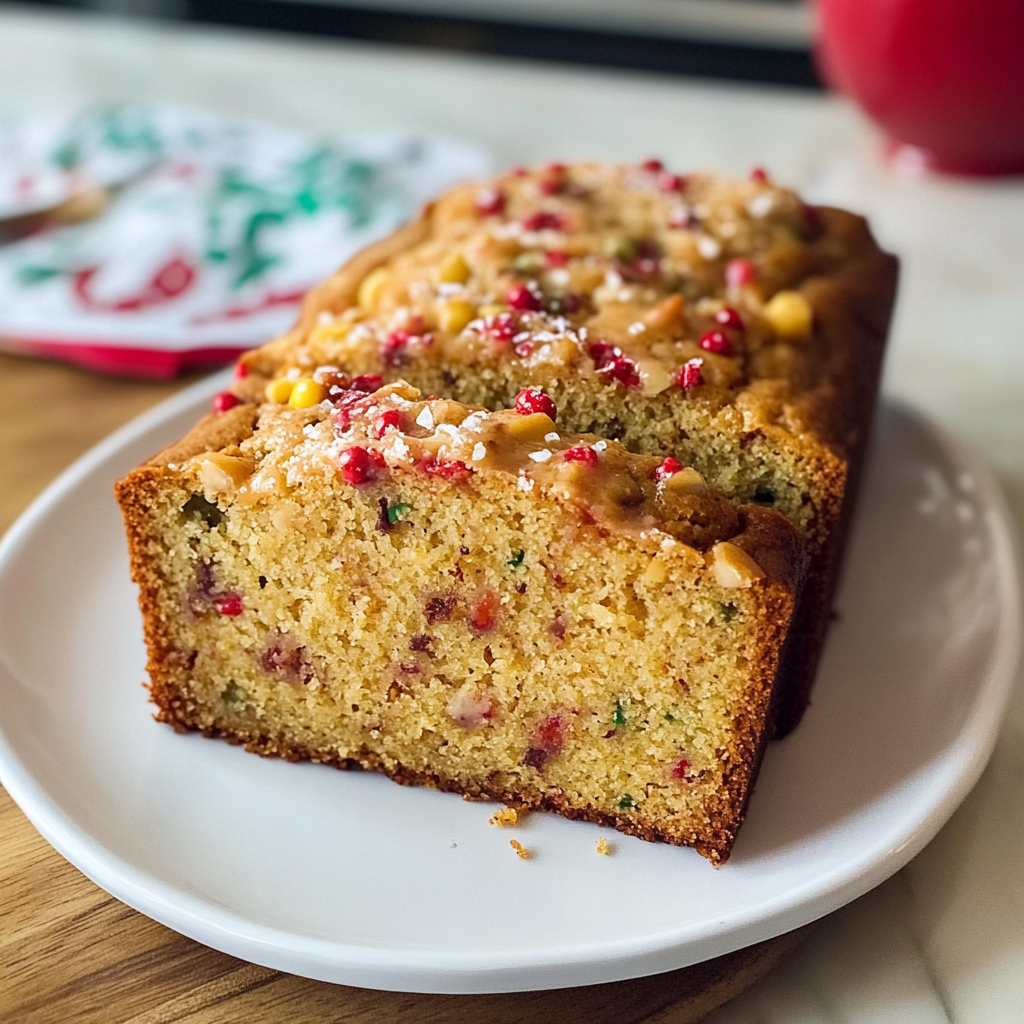 Recipe preparation for Sugar Cookie Banana Bread