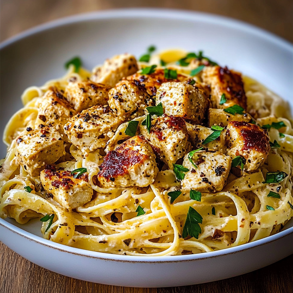 Recipe preparation for Honey Pepper Pasta with Chicken