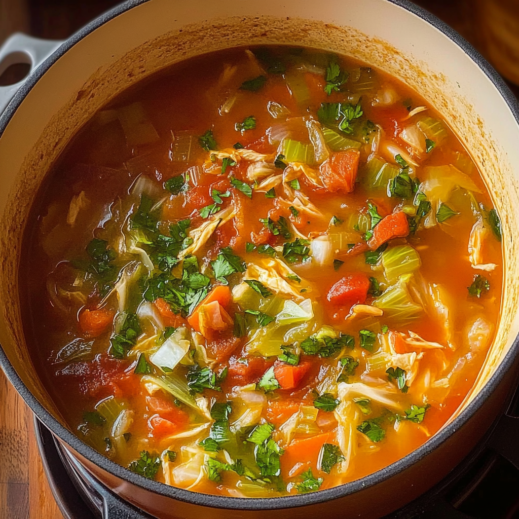 Recipe preparation for Cabbage Soup
