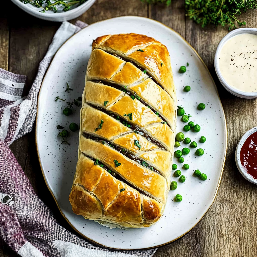 Recipe preparation for The Ultimate Vegan Wellington