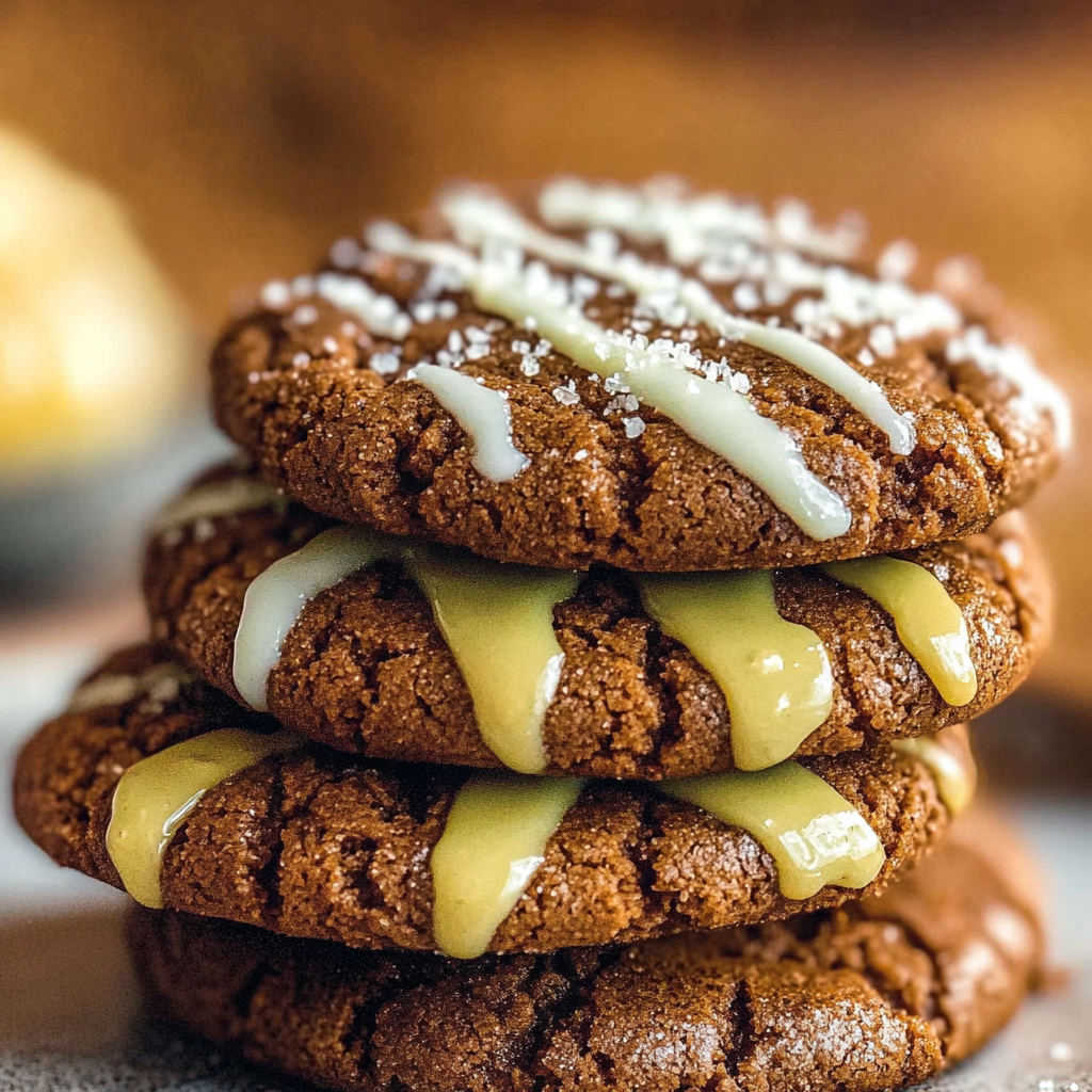 Recipe preparation for Ginger Molasses Cookies Treat