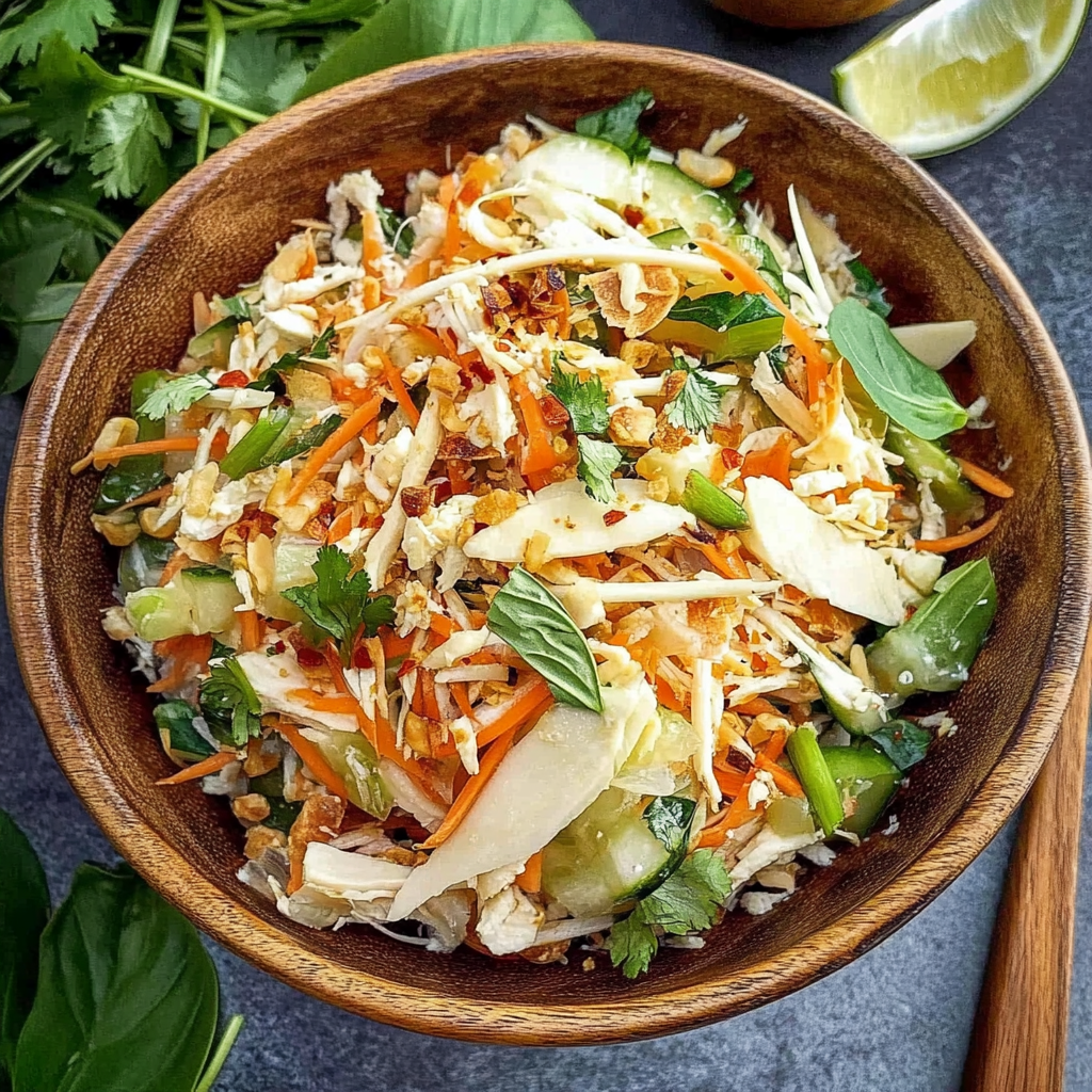 Recipe preparation for Vietnamese Chicken Salad