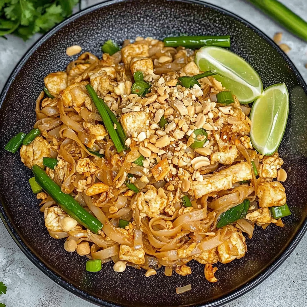 Recipe preparation for Pad Thai