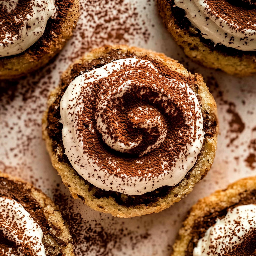Recipe preparation for Tiramisu Cookies