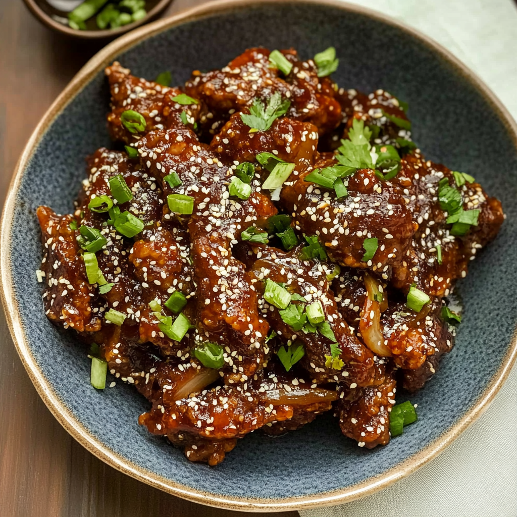 Recipe preparation for Easy Sesame Beef Recipe