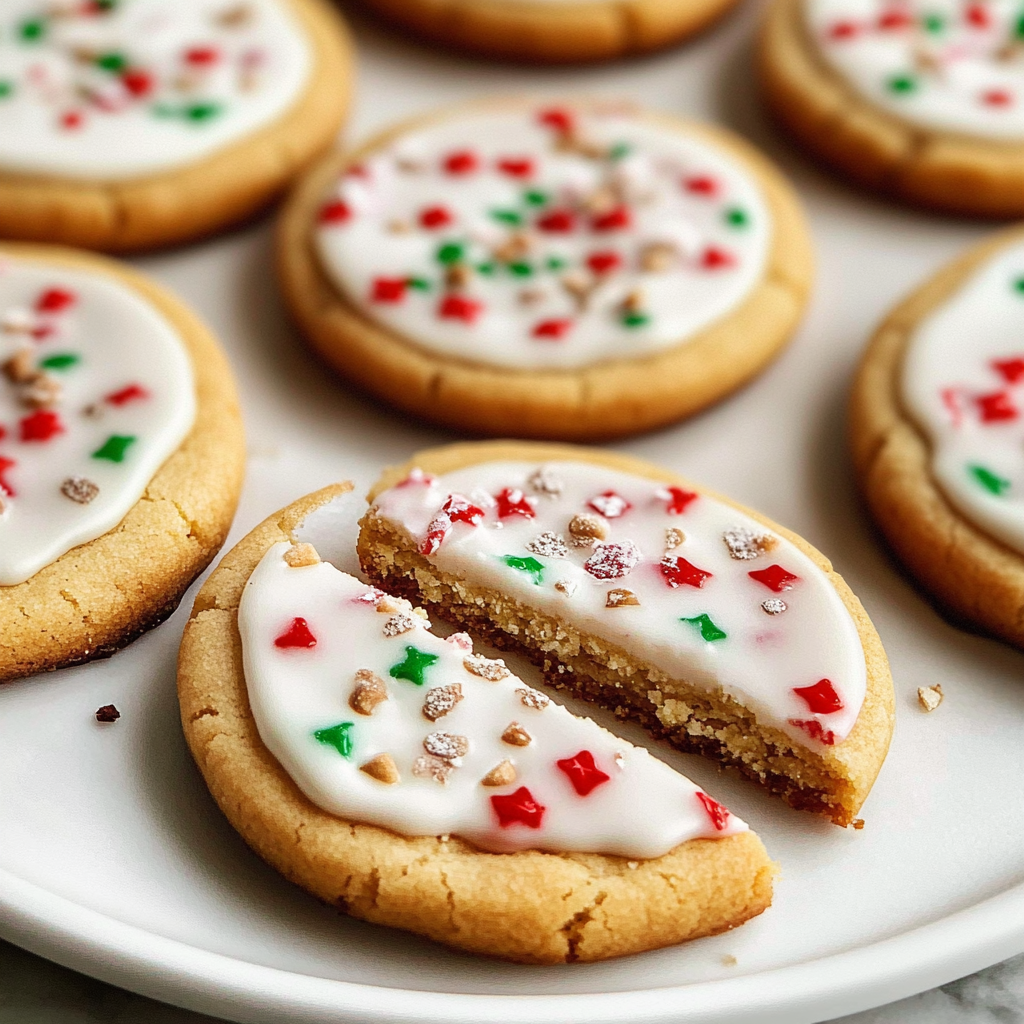 Recipe preparation for Christmas Shortbread Cookies