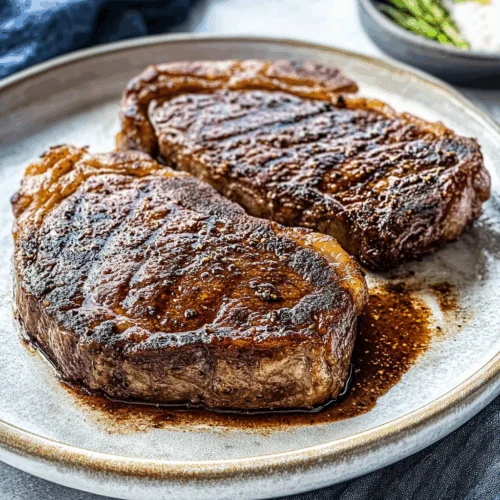 Perfectly Cooked Ribeye Steak
