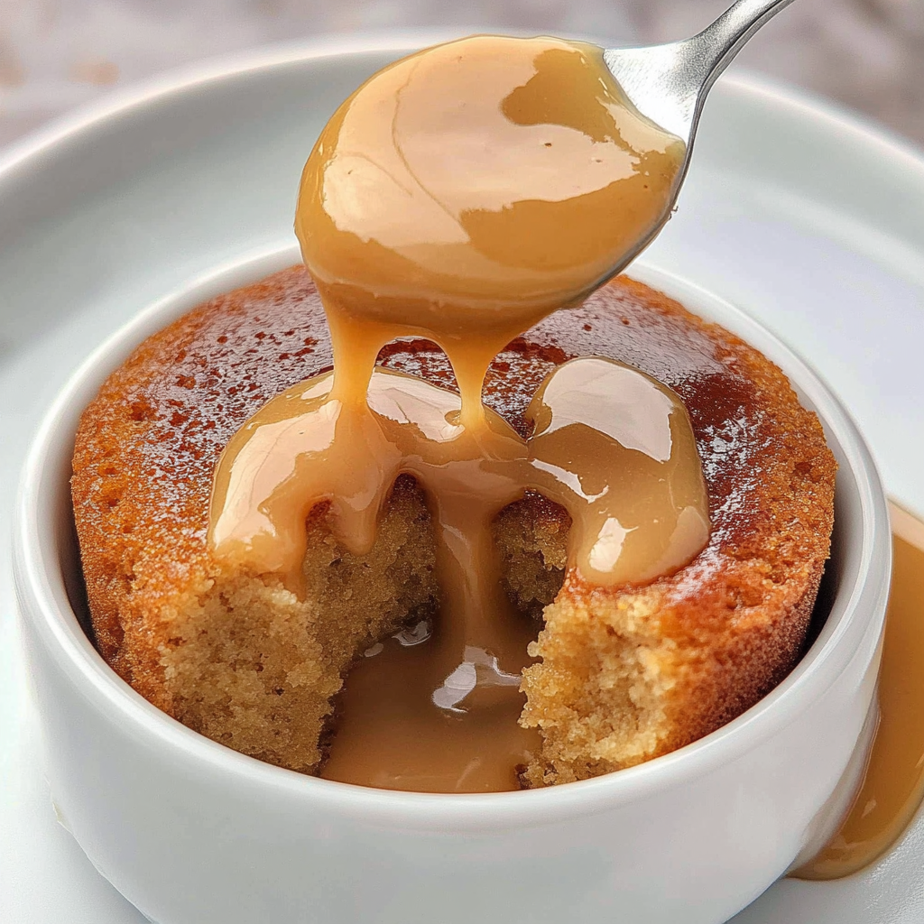 Recipe preparation for Peanut Butter Cake Mug