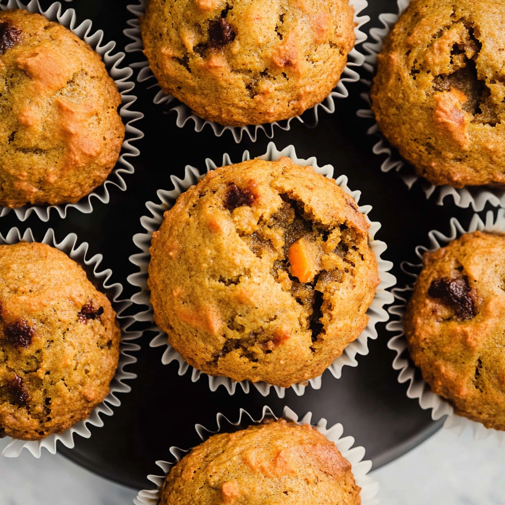 Recipe preparation for carrot muffins