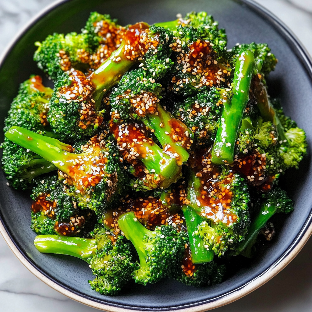 Recipe preparation for Gochujang Broccoli
