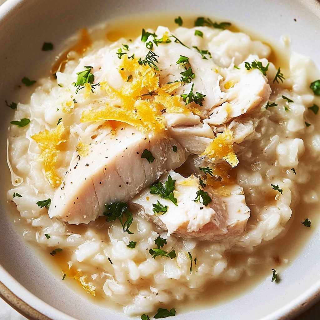 Recipe preparation for Smoked Haddock Risotto