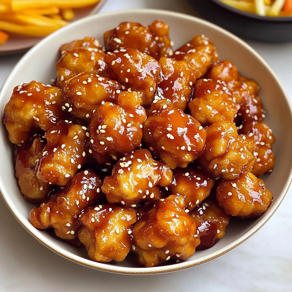 Recipe preparation for Sweet and Spicy Orange Chicken