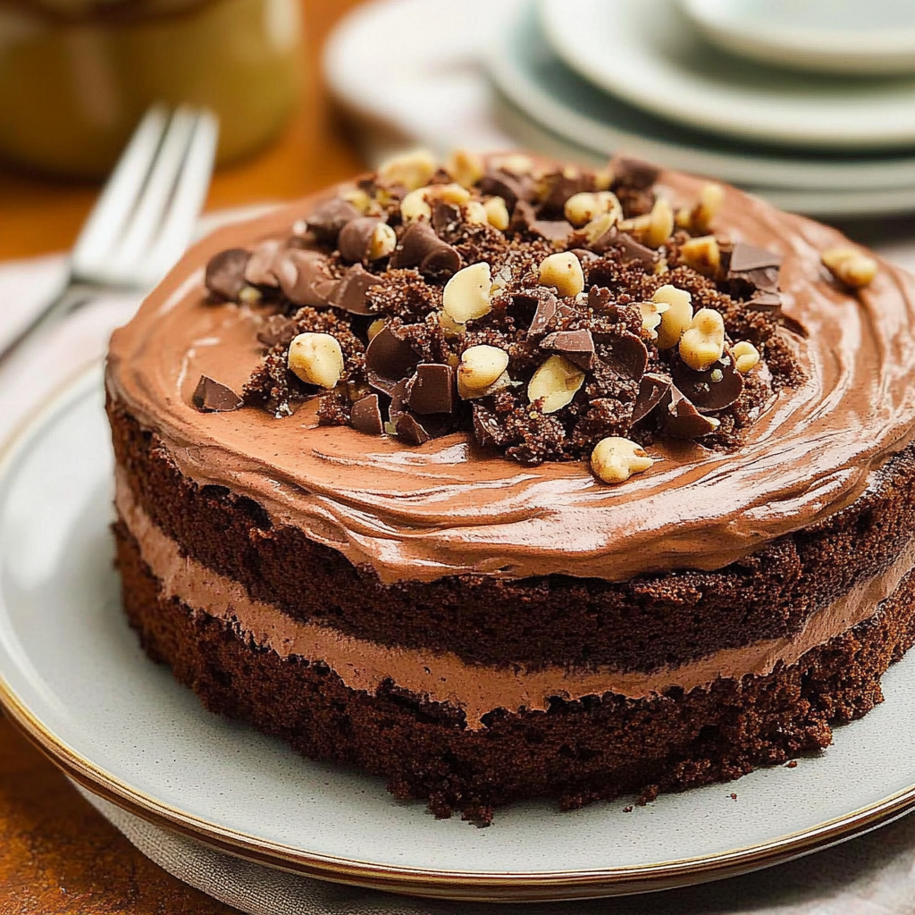 Recipe preparation for Chocolate Carrot Cake