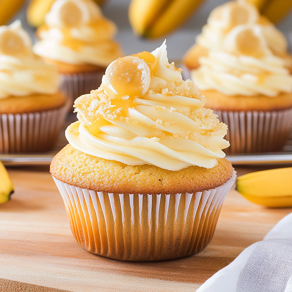 Recipe preparation for banana pudding cupcakes