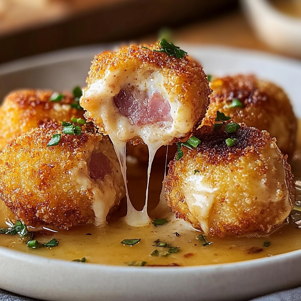 Recipe preparation for Cordon Bleu Bites Appetizer
