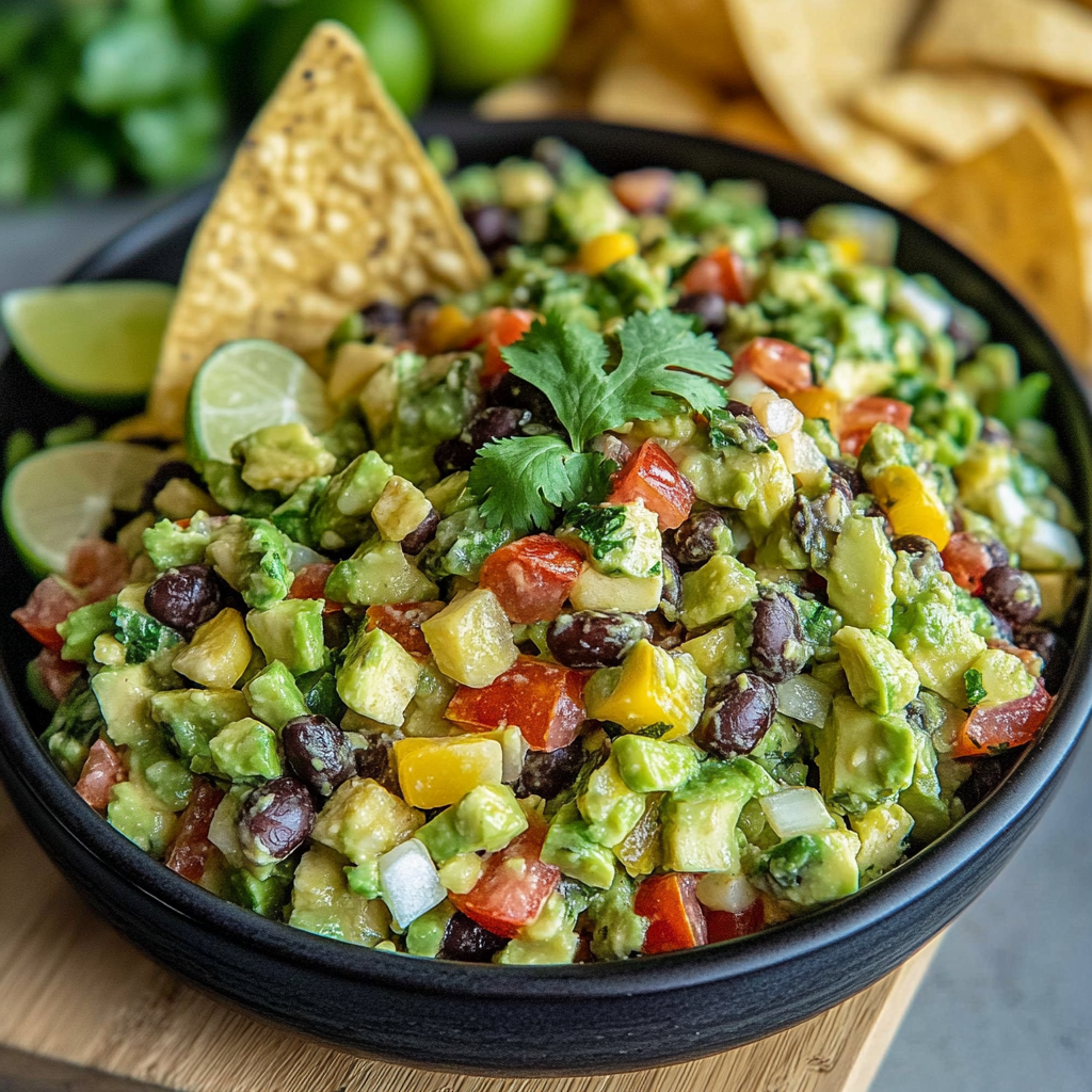 Recipe preparation for fully loaded guacamole