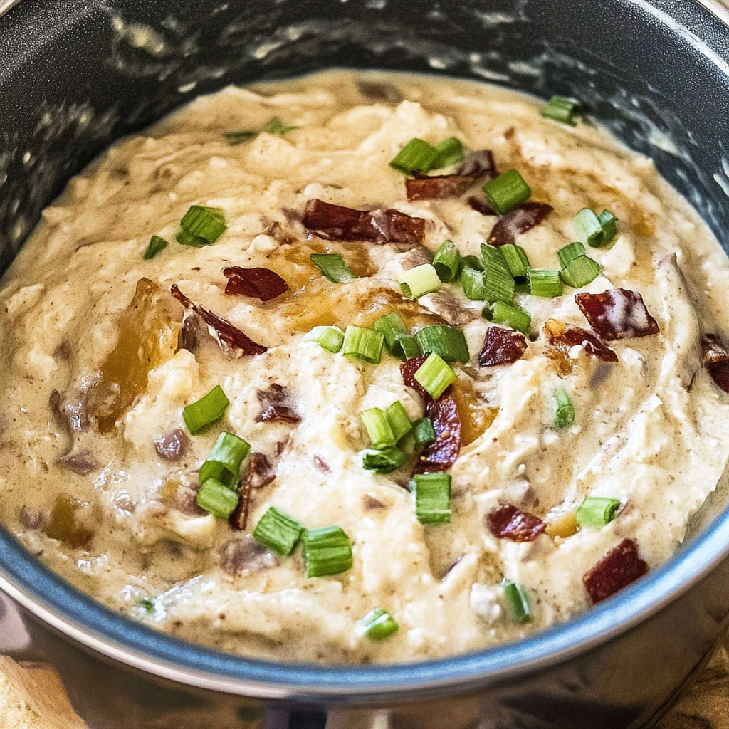 Recipe preparation for fully loaded baked potato soup