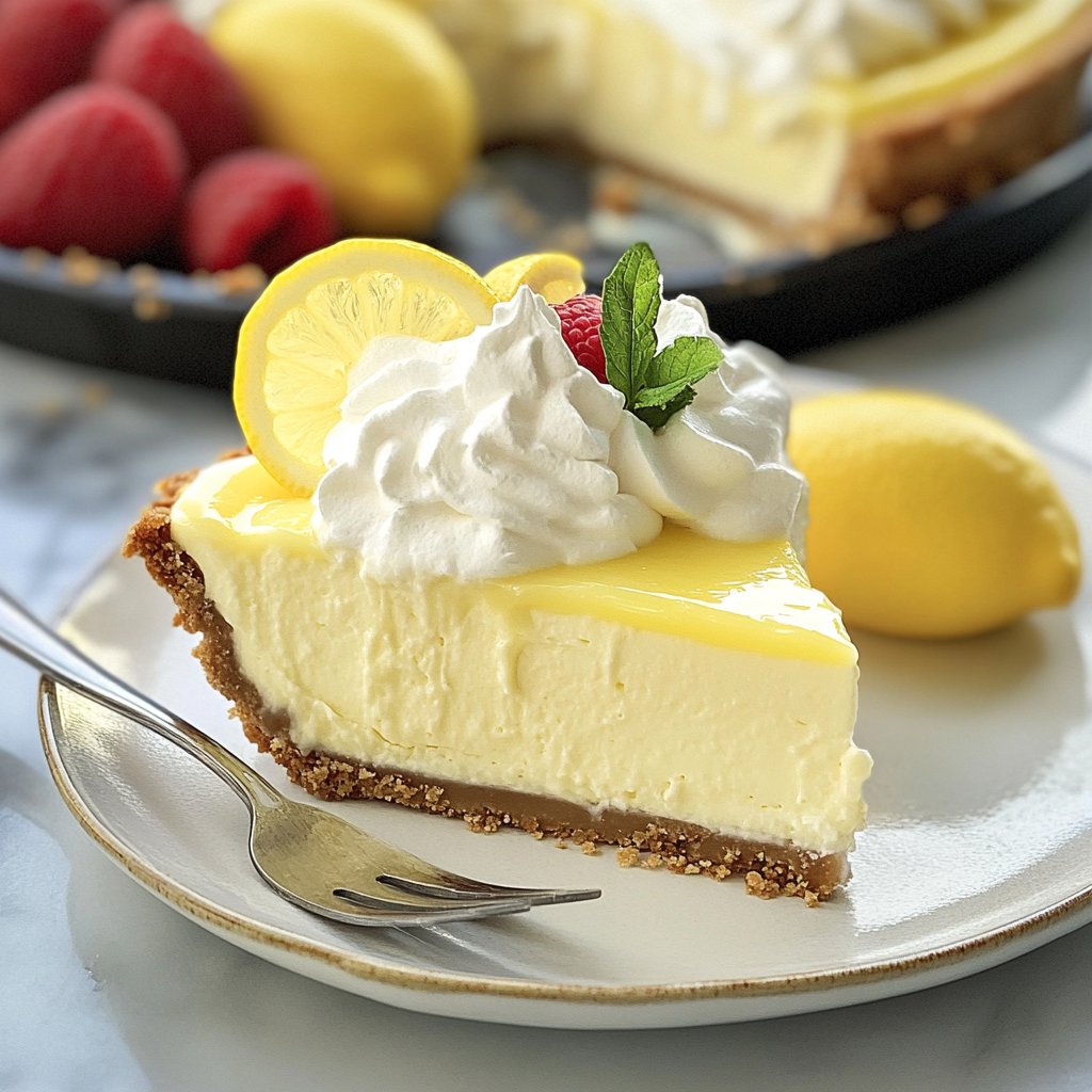 Recipe preparation for lemon cream pie