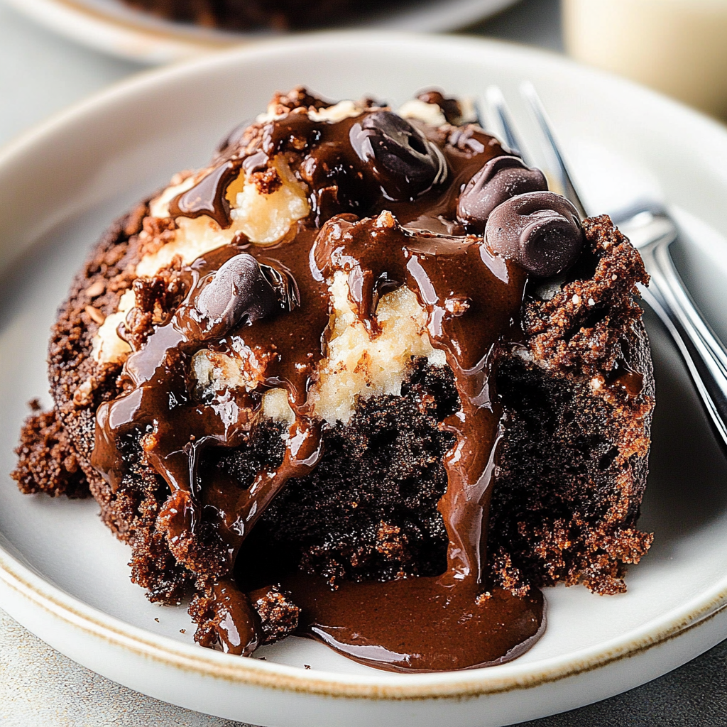 Recipe preparation for chocolate cobbler