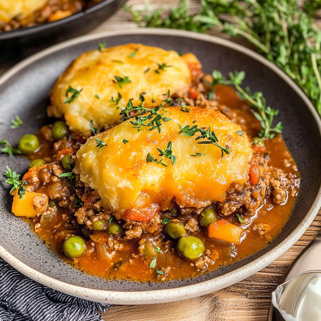 Recipe preparation for shepherd's pie