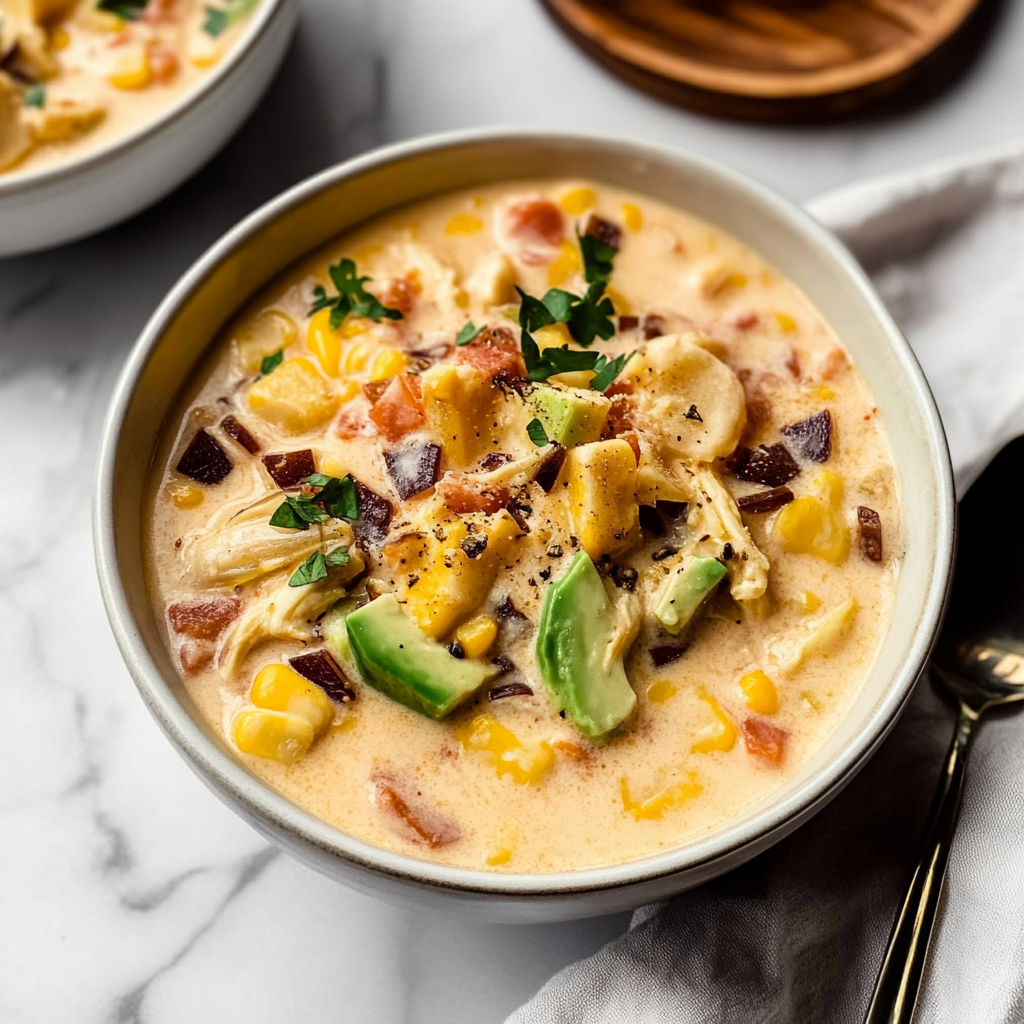 Recipe preparation for corn chowder