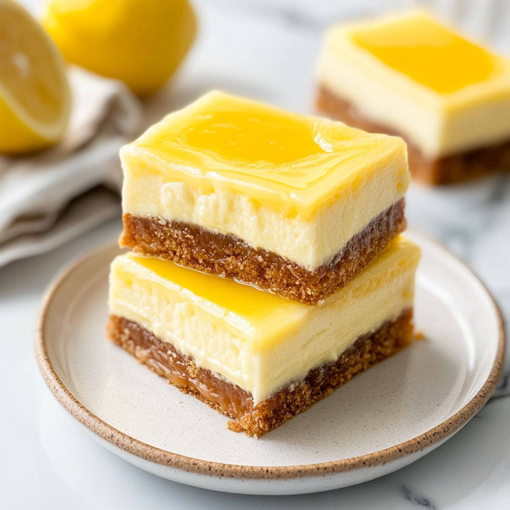 Recipe preparation for Cheesecake Lemon Bars