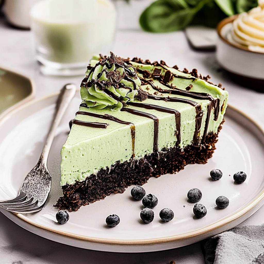 Recipe preparation for grasshopper pie