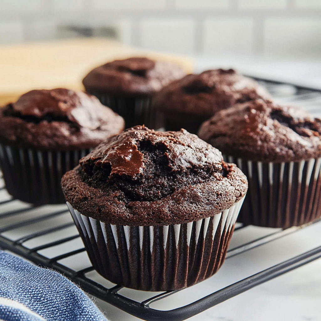 Recipe preparation for chocolate banana muffins