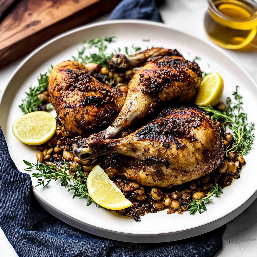Recipe preparation for grilled cornish hens