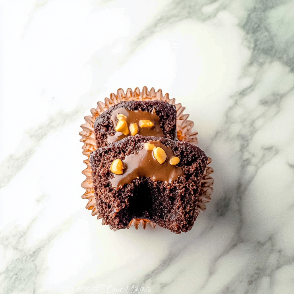 Recipe preparation for chocolate caramel filled cupcakes