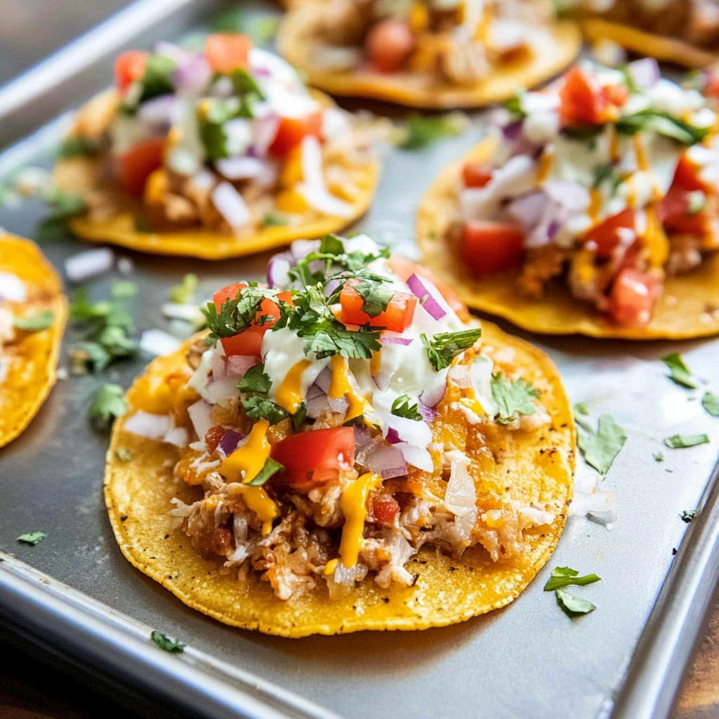 Recipe preparation for mini sheet pan tostadas