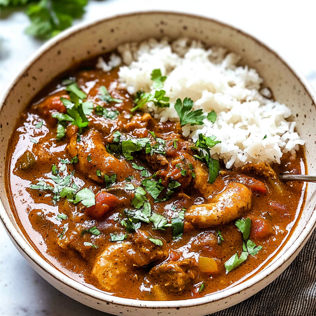 Recipe preparation for chicken sausage gumbo
