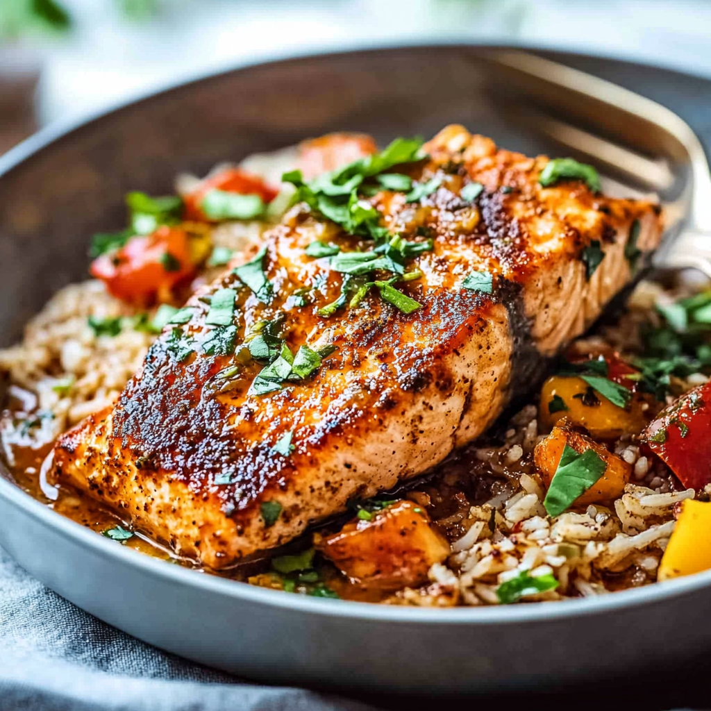 Recipe preparation for cajun salmon recipe