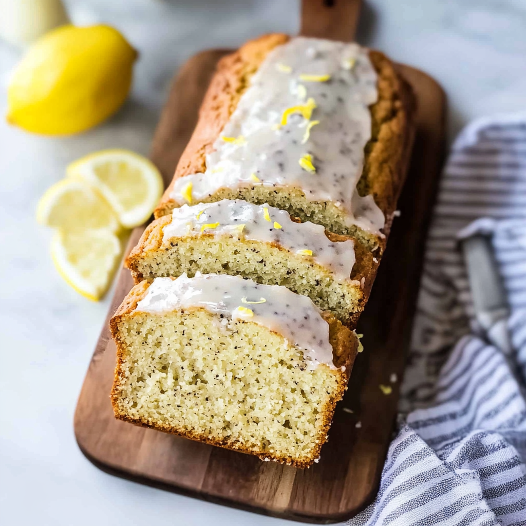 Recipe preparation for lemon poppy seed bread