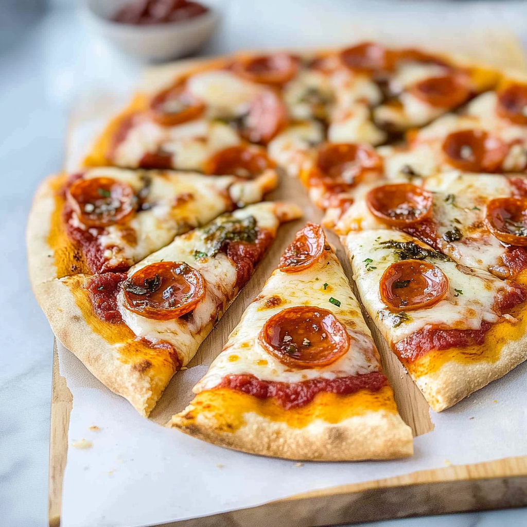 Recipe preparation for high protein pizza