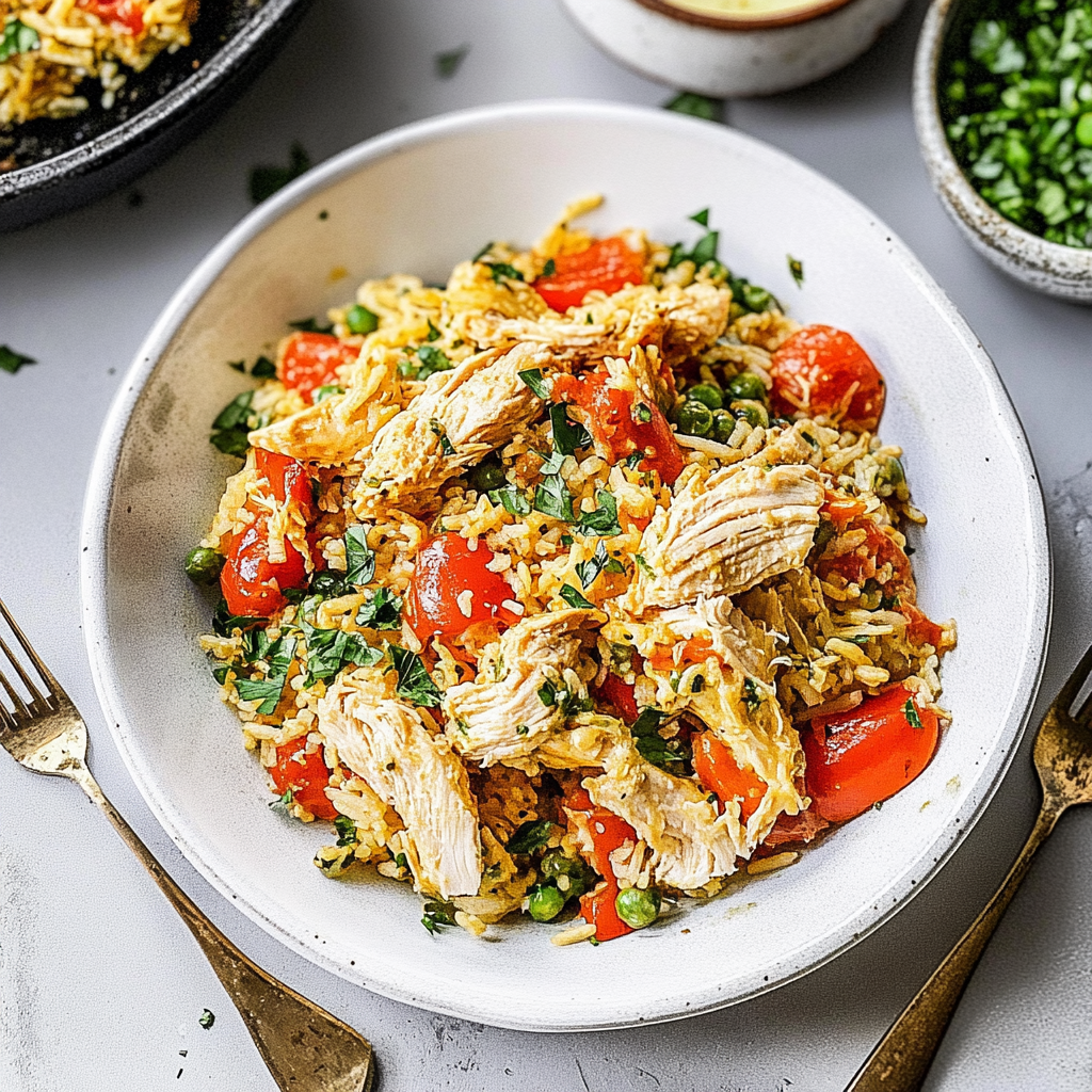 Recipe preparation for instant pot chicken and rice
