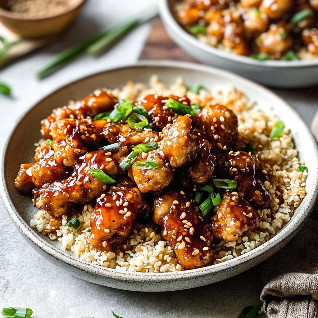 Recipe preparation for crispy honey garlic chicken